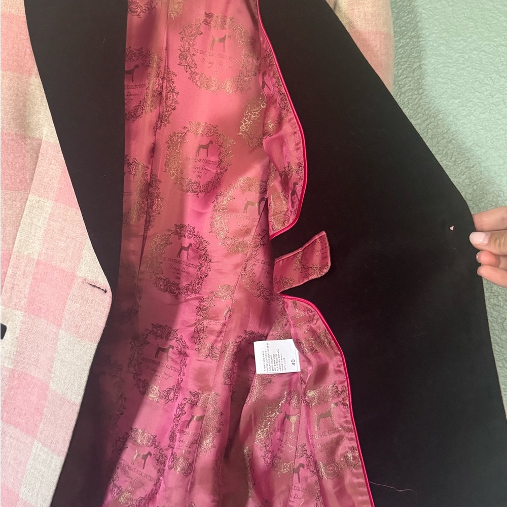Pink and Cream Checkered Blazer - Picture 5 of 7